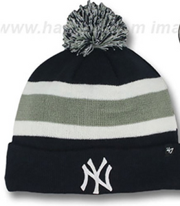 `47 NY Yankees Black/Grey Breakaway Cuff Knit