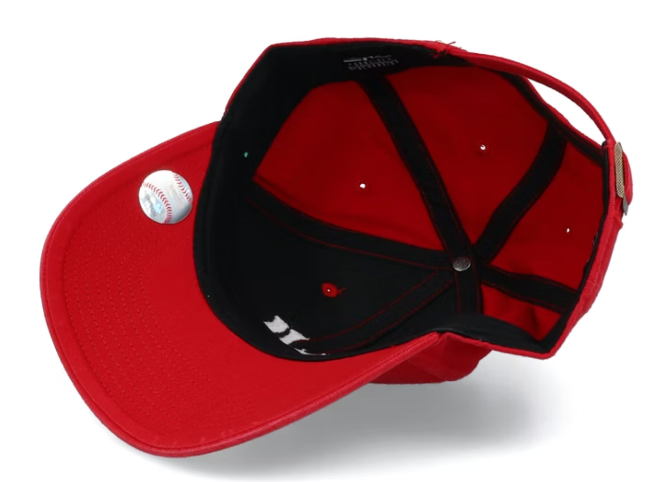 47 Brand - MLB Red Adjustable Cap - St. Louis Cardinals Thick Cord MVP Gamay Red Adjustable @ Hatstore
