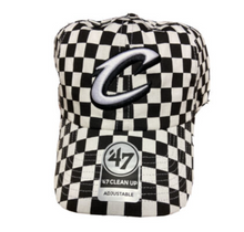 Load image into Gallery viewer, Cleveland Cavaliers Checkers Black and White Clean Up Dad Hat