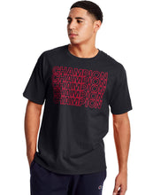 Load image into Gallery viewer, Champion Classic Jersey Tee, Repeating Block Logo - City Limit NY