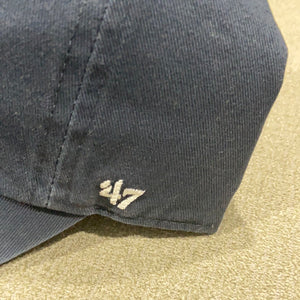 New York Yankees 47 Brand Navy Clean Up Adjustable Hat with Petal Pink Brim