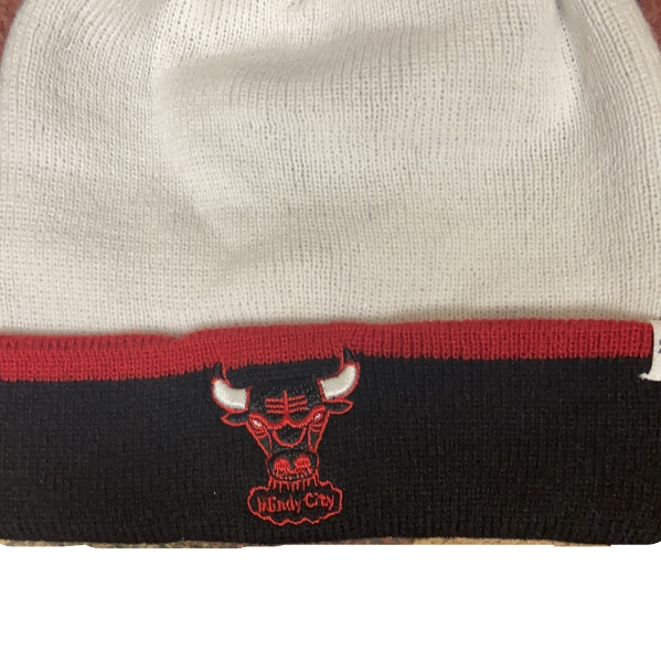 Chicago Bulls 47 Brand White Breakaway Cuff Knit Beanie