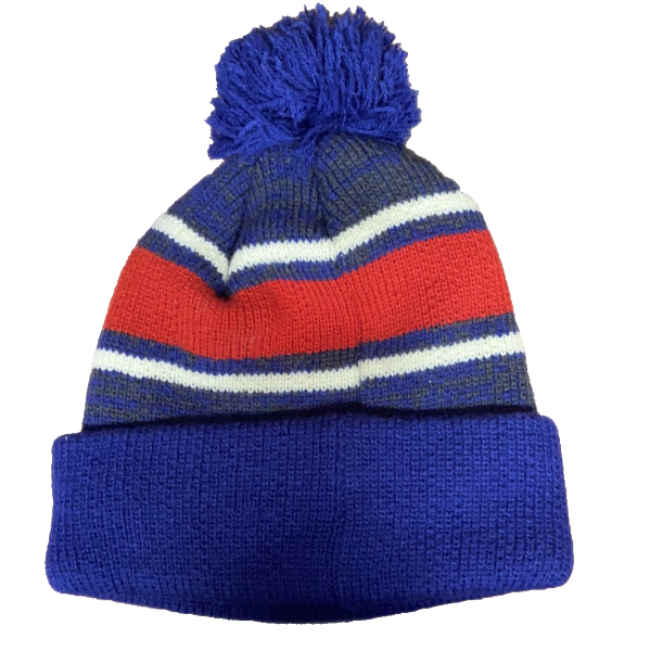 MLB 47` Brand Chicago Cubs Winter Hat Pom Fairfax Cuffed Knit Hat