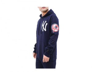 MLB New York Yankees Men's Full Zip Hoodie, Navy  