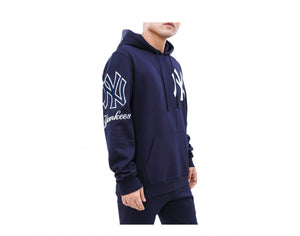 Pro Standard MLB New York Yankees Navy Logo Blended P/O Men's Hoodie
