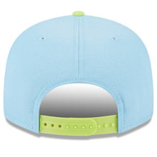 Load image into Gallery viewer, New York Yankees New Era Spring Basic Two-Tone 9FIFTY Snapback Hat - Light Blue/Neon Green