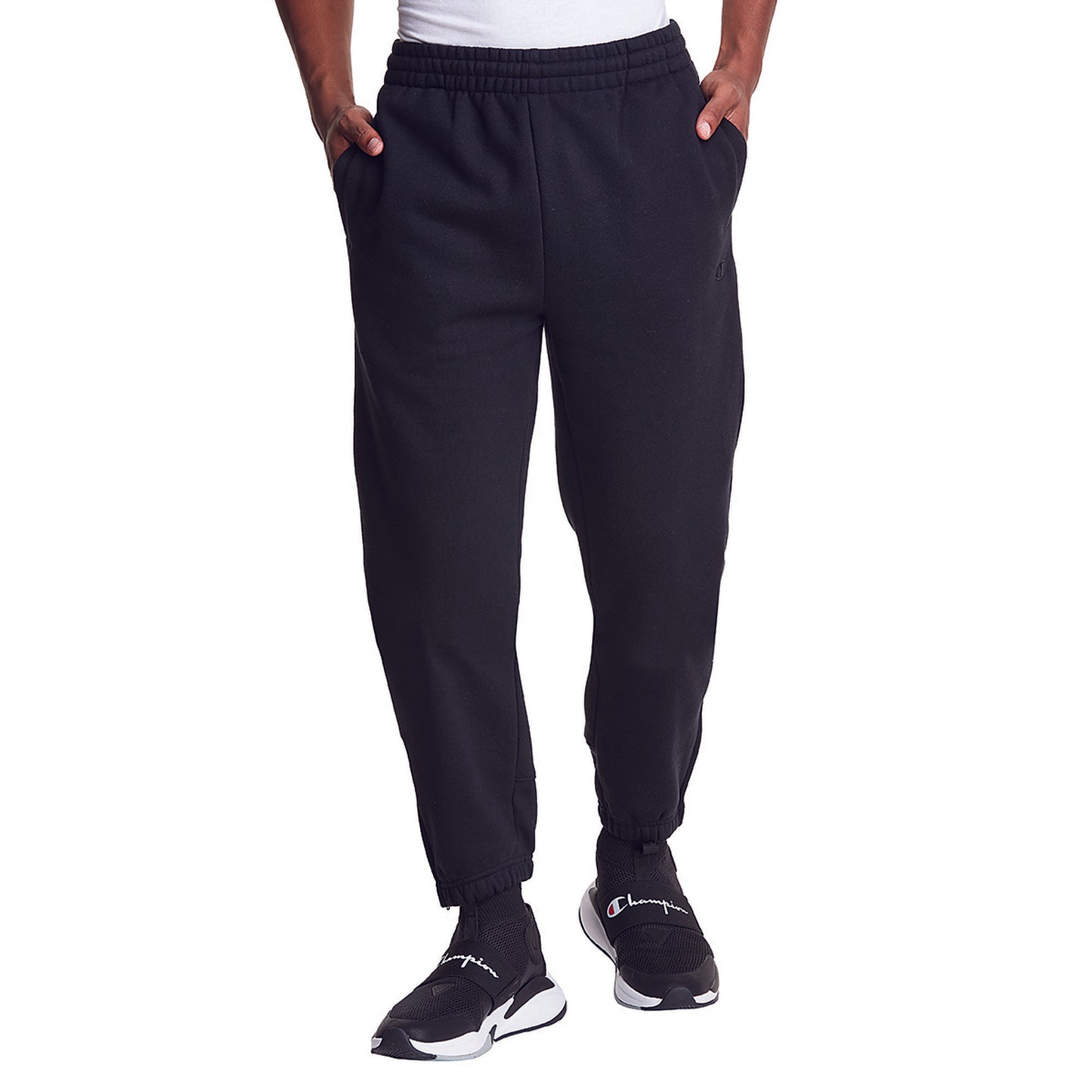 Champion Men's Black Super Fleece 2.0 Pants