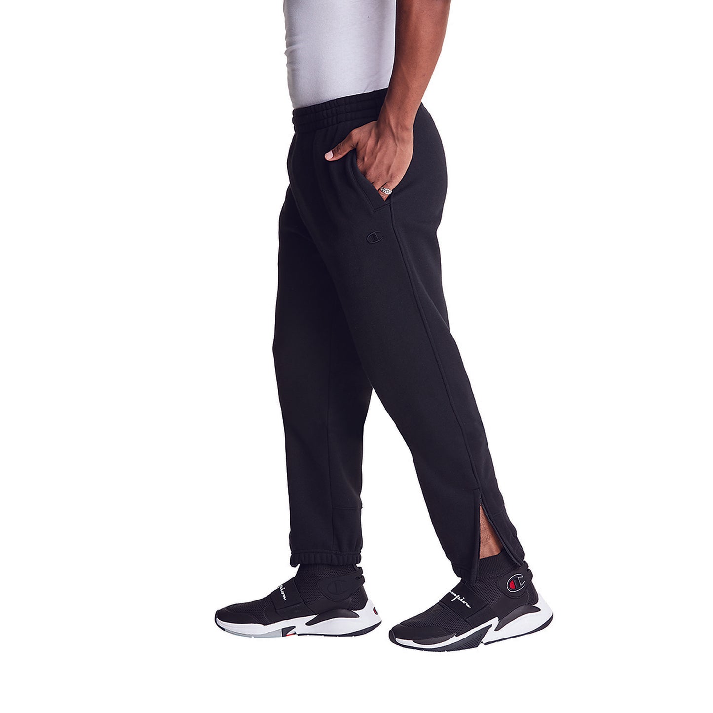 Champion Men's Black Super Fleece 2.0 Pants