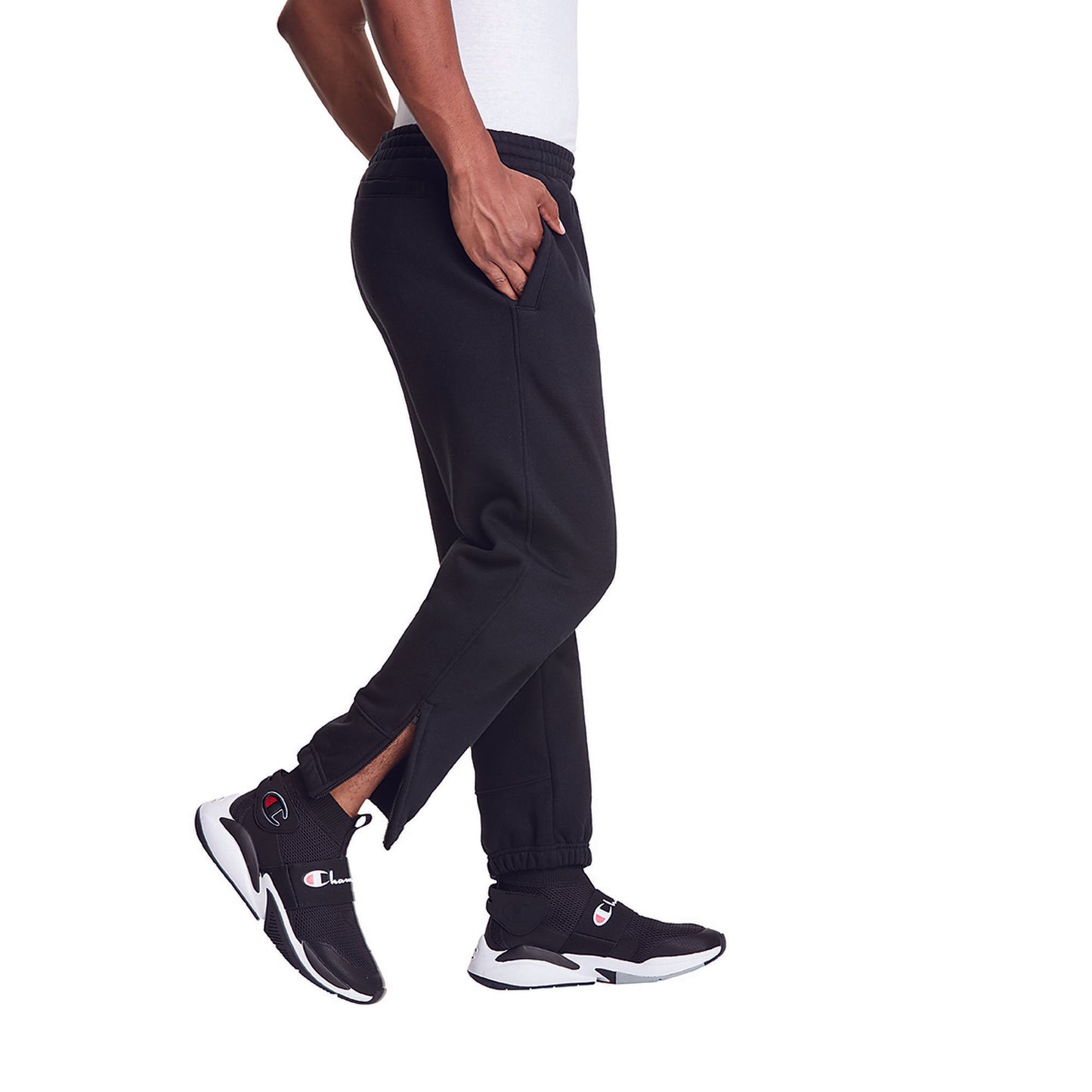 Champion Men's Black Super Fleece 2.0 Pants