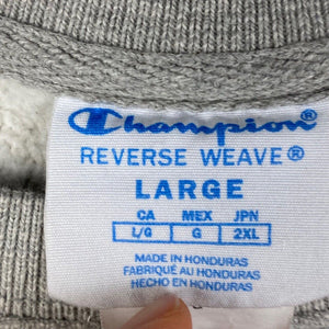Mens Champion Reverse Weave Grey Pullover Sweatshirt