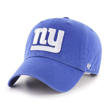 Load image into Gallery viewer, New York Giants 47 Brand Clean Up Adjustable On Field Cotton Hat Dad Cap NFL