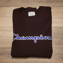 Load image into Gallery viewer, Champion Mens Life Reverse Weave Script &quot;Champion Logo&quot; Crew Neck Sweatshirt