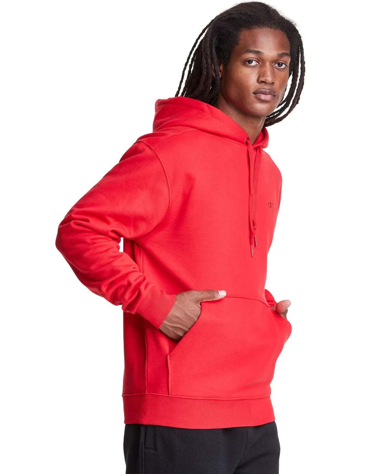 Champion Oxford Red Original Champion® Super Fleece Cone Hood, Embroidered C Logo