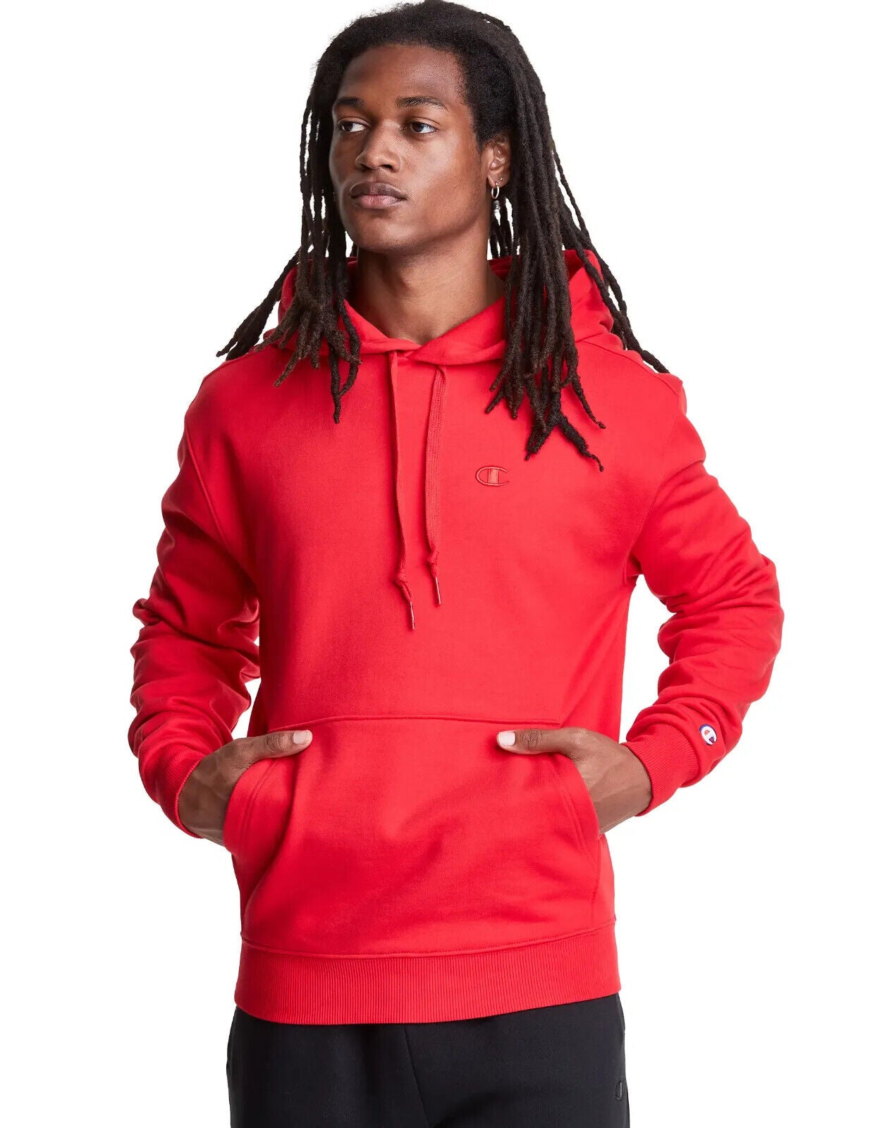 Champion Oxford Red Original Champion® Super Fleece Cone Hood, Embroidered C Logo