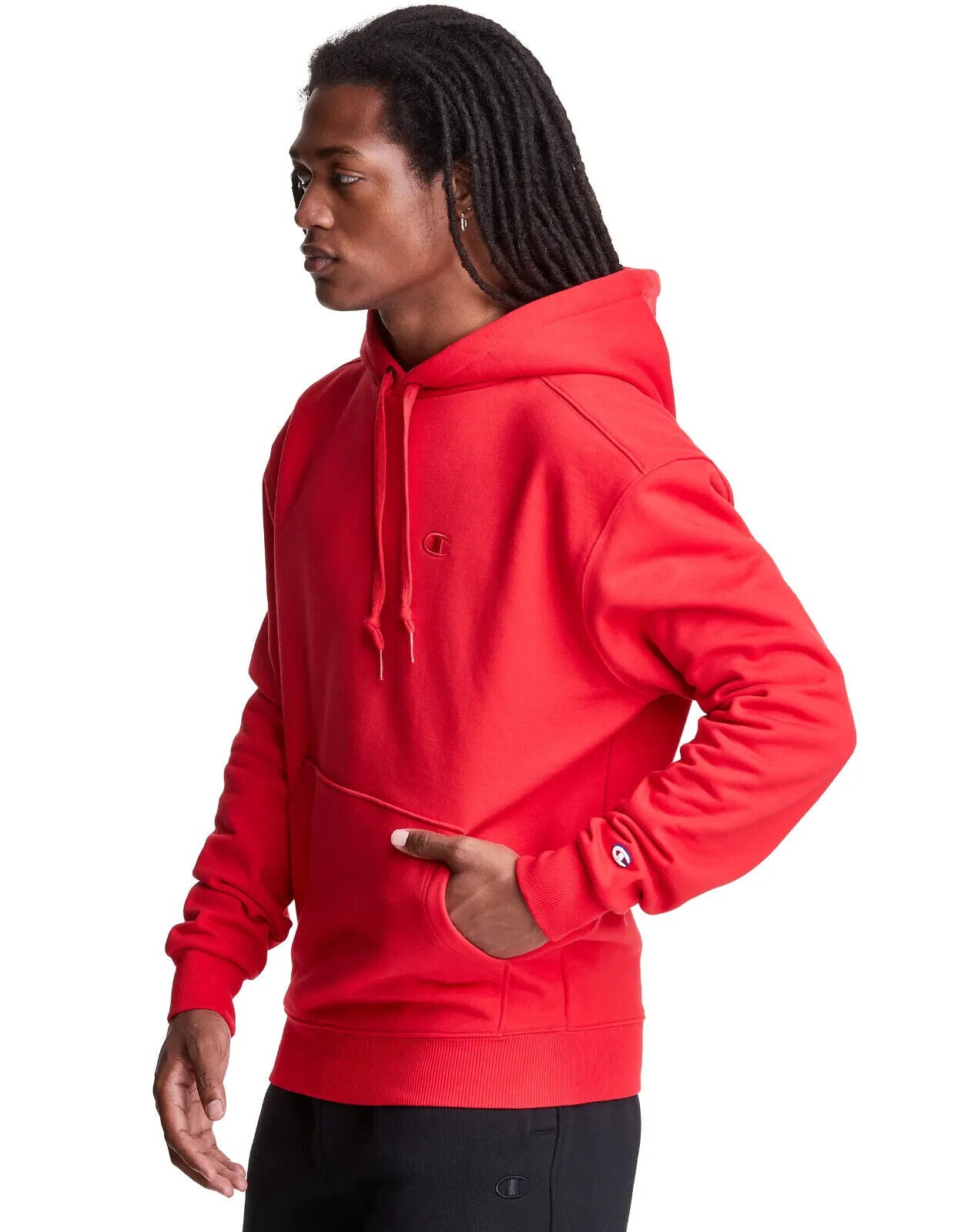 Champion Oxford Red Original Champion® Super Fleece Cone Hood, Embroidered C Logo