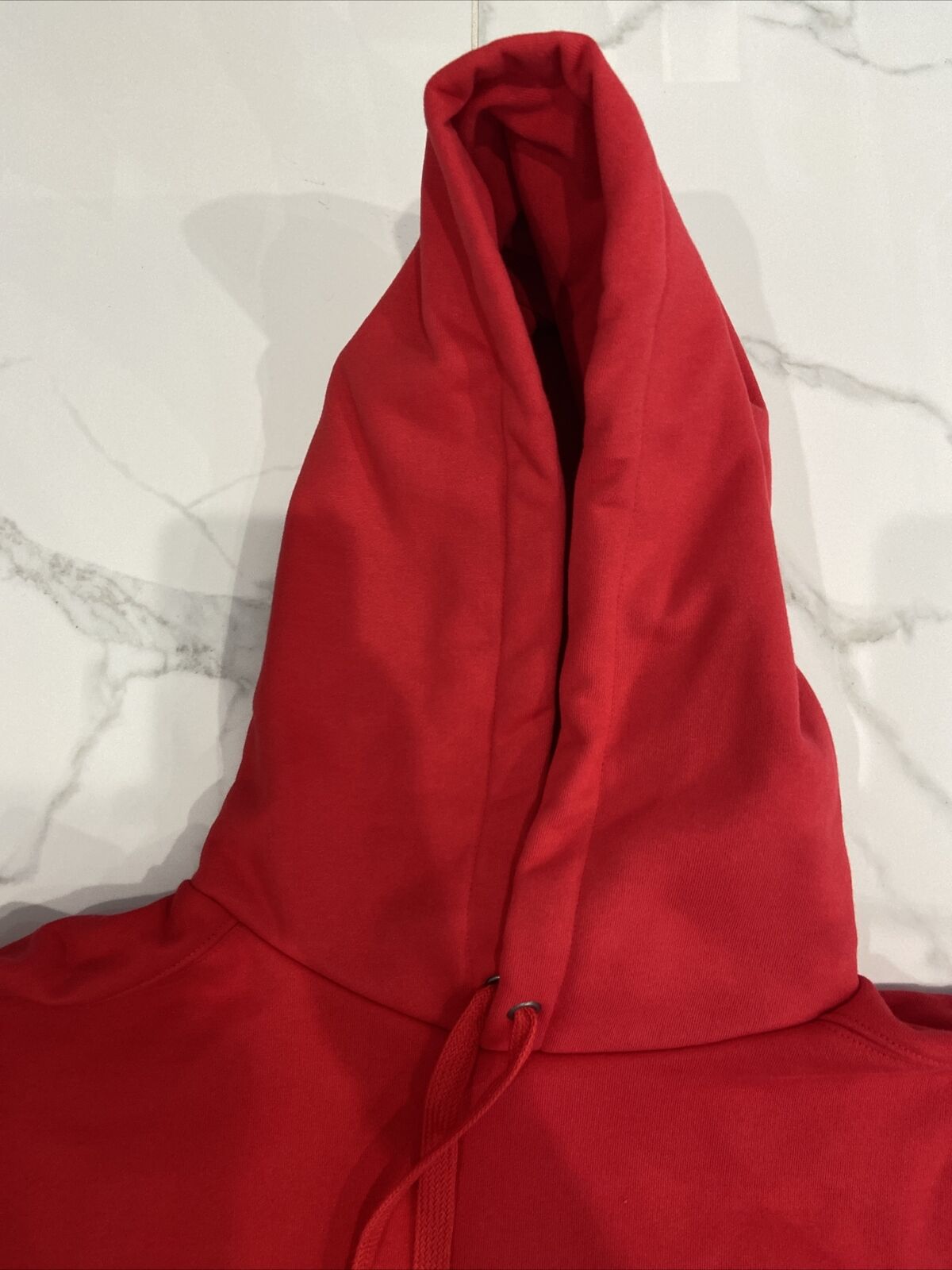 Champion Mens's Super Fleece Cone Hood Embroidered C Logo Scarlet Red