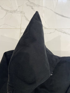 Mens's Super Fleece Cone Hood Embroidered C Logo Black