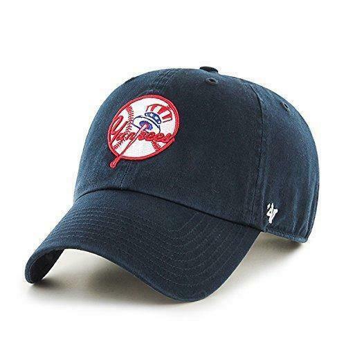 New York Yankees Hat MLB Cooperstown Logo Authentic 47 Brand Clean Up - City Limit NY