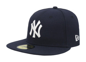 New Era 59Fifty Mens MLB Cap New York Yankees 2019 AC OnField Game Navy Blue Hat - City Limit NY