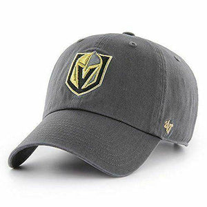 '47 NHL Las Vegas Golden Knights Clean Up Adjustable Hat, One Size, Charcoal - City Limit NY
