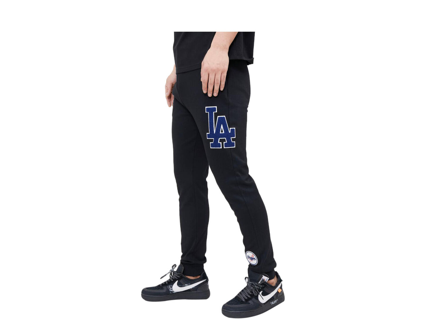 Pro Standard MLB Los Angeles Dodgers Logo Joggers Black Sweatpants