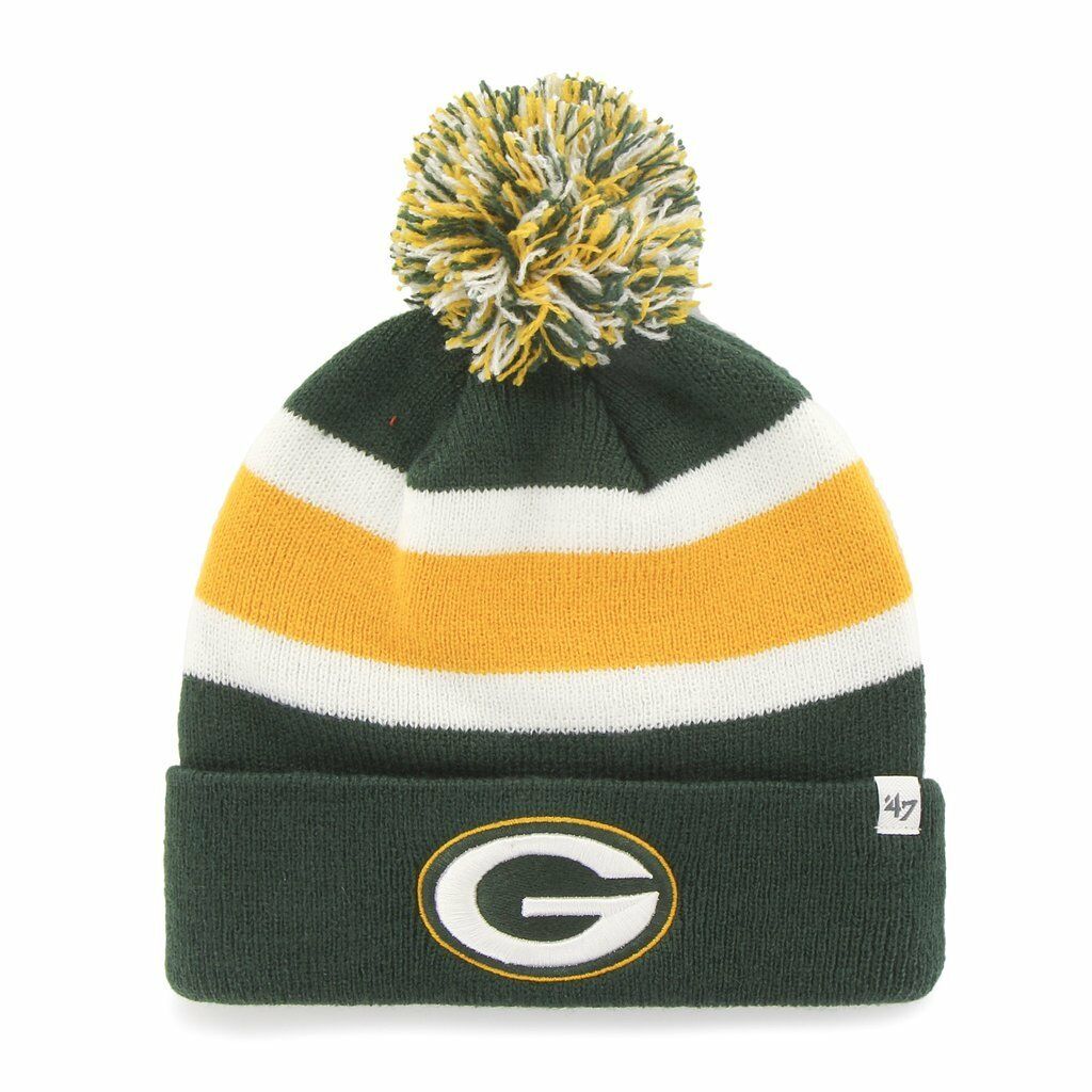 Green Bay Packers 47 Brand Green Breakaway Cuff Knit Hat