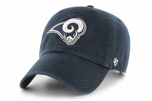 47 Brand Clean Up NFL Los Angeles Rams Adjustable Cap, OS - City Limit NY