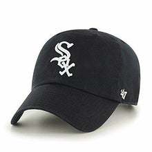 Load image into Gallery viewer, Chicago White Sox 47 Brand Clean Up Adjustable Field Classic Black Hat Cap MLB - City Limit NY