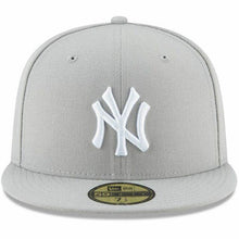 Load image into Gallery viewer, New Era MLB New York Yankees Basic 59Fifty Cap, Grey - City Limit NY