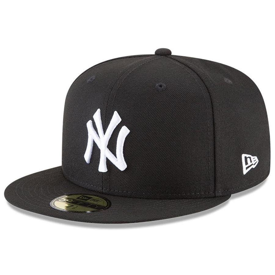 Men's New York Yankees New Era Black 59FIFTY Fitted Hat - City Limit NY