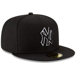 New York Yankees New Era B-Dub 59FIFTY Fitted Hat - Black - City Limit NY