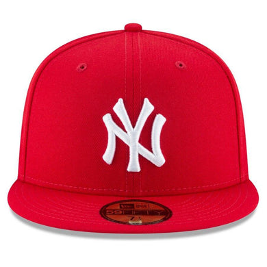 New York Yankees New Era Fashion Color Basic 59FIFTY Fitted Hat - Scarlet - City Limit NY
