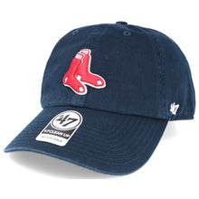 Load image into Gallery viewer, Boston Red Sox 47 Brand Navy Clean Up Adjustable Hat