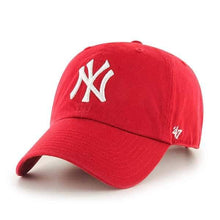 Load image into Gallery viewer, New York Yankees 47 Brand Red Clean Up Adjustable Hat - City Limit NY