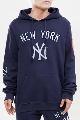 Pro Standard Men's NY Yankees Stacked Logo Hoodie LNY531892 MDN